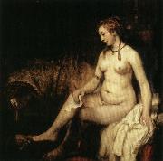 Rembrandt van rijn Bathsheba with David's Letter Spain oil painting reproduction